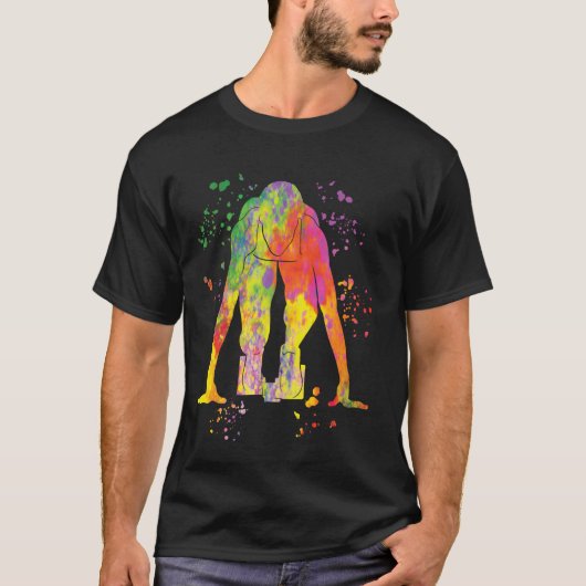 Sprinter Colorsplash Sprinting Kinder Sprint T-Shirt (Vorderseite)