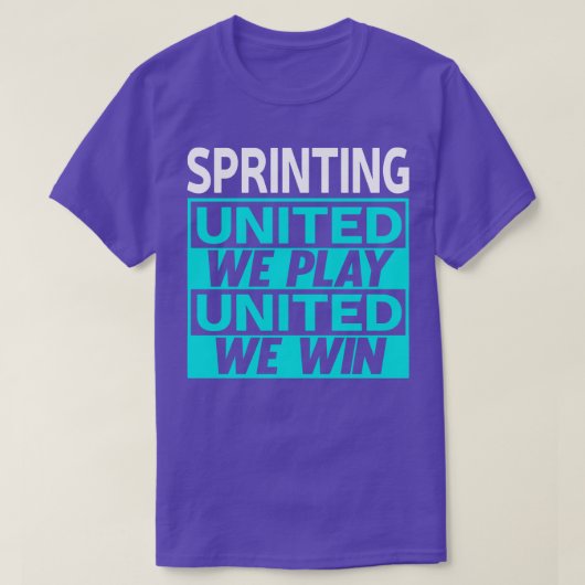 Sprinter-Design für einen Sprinter 1 T-Shirt (Design vorne)