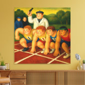 Sprinter - großes verpacktes Kunstdruck auf Leinwa Leinwanddruck (Insitu (Wohnzimmer))