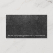 Sprinter | Sporttrainer (Schiefer) Visitenkarte (Rückseite)