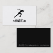 Sprinter | Sporttrainer Visitenkarte (Vorne/Hinten)