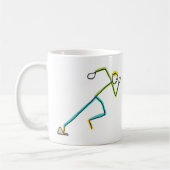 Sprinter Stickman Kaffeetasse (Links)