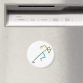 Sprinter Stickman Magnet (In Situ (Geschirrspüler))