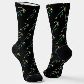 Sprinter Stickman Socken (Gewinkelt)