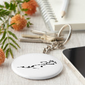 Sprinter Stickman Track und Feld Schlüsselanhänger (Seite)