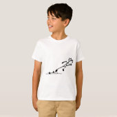 Sprinter Stickman Track und Feld T-Shirt (Vorne ganz)