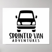 Sprinter Van Adventure Poster (Vorne)
