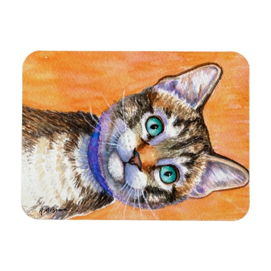 Sprite Tabby Cat Magnet (Horizontal)
