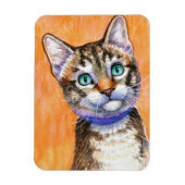 Sprite Tabby Cat Magnet (Vertikal)