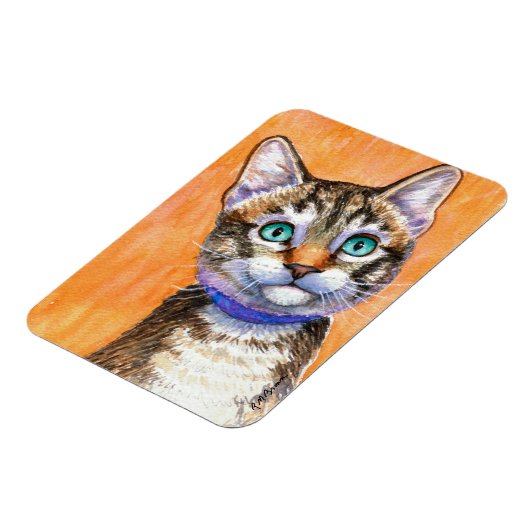 Sprite Tabby Cat Magnet (Linke Seite)