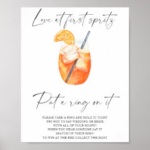 Spritz-Brautparty - Klingeln auf das Spiel Poster
