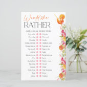 Spritz Bridal Shower Games Would She Rather (Stehend Vorderseite)