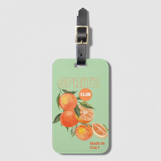 Spritz club gepäckanhänger (Vorderseite Vertikal)