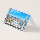 Spritz Cocktail auf einem Tisch mit Blick auf Mail (Rückseite)