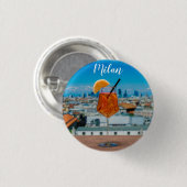 Spritz Cocktail auf einem Tisch mit Blick auf Mail Button (Vorne & Hinten)