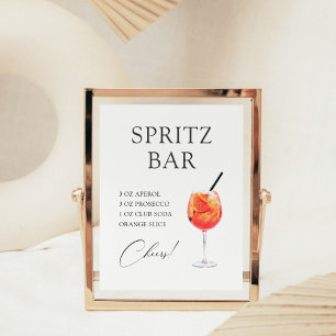 Spritz Cocktailbar Rezept Poster