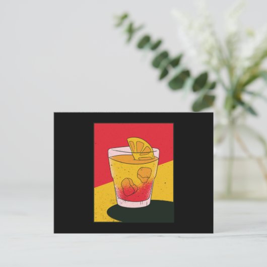 Spritz Drink Postkarte (Stehend Vorderseite)