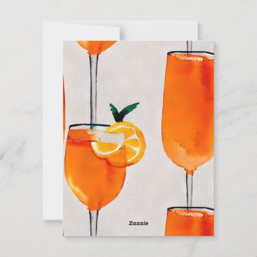 Spritz - Karte (Rückseite)