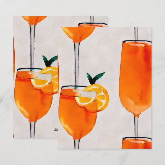 Spritz - Karte (Vorne/Hinten)