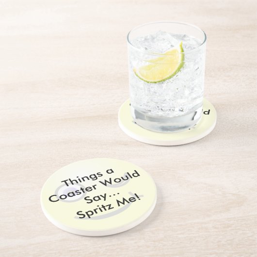 Spritz Me Untersetzer (Seite)