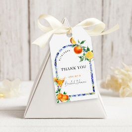 Spritz Mediterranes Arch-Brautparty Geschenkanhänger