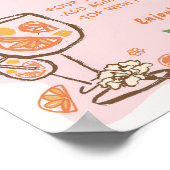 Spritz Mimosa Bar Sign Poster (Ecke)