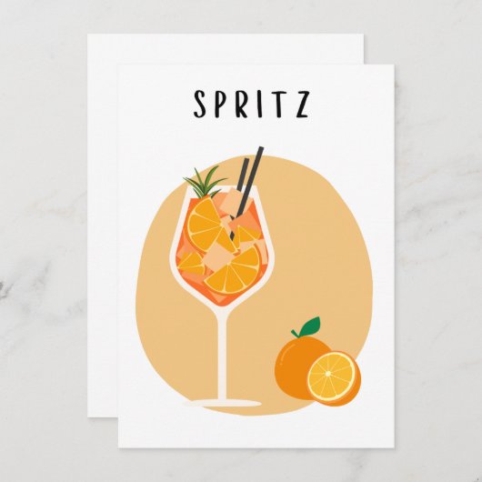 Spritz-Plakat (Vorne/Hinten)