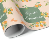 Spritz Sommer Geburtstag Geschenkpapier (Rolleneckpunkt)