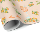 Spritz Sommer Geburtstag Geschenkpapier (Rolleneckpunkt)