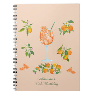 Spritz Sommer Geburtstag Notizblock