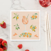 Spritz Sommer Geburtstag Serviette (Beispiel)