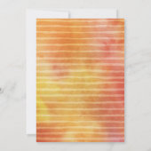 Spritz Splash Watercolor Cocktail Pool Party Einladung (Rückseite)