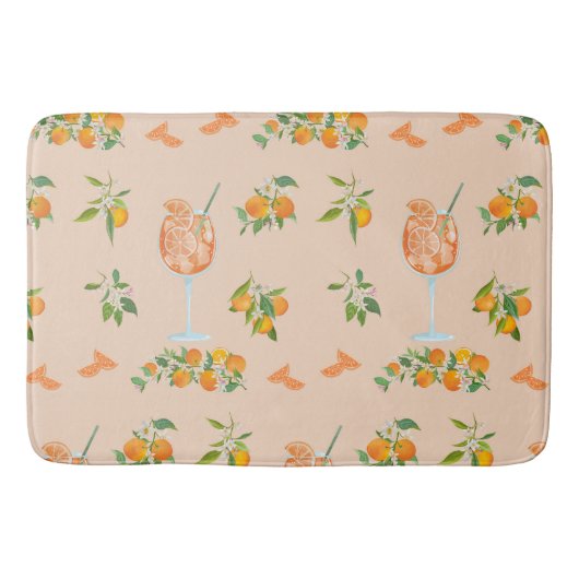 Spritz Summer Birthday Badematte (Vorderseite)