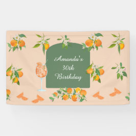 Spritz Summer Birthday Banner
