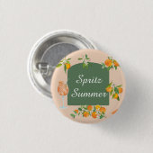 Spritz Summer Birthday Button (Vorne & Hinten)