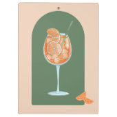 Spritz Summer Birthday Klemmbrett (Rückseite)