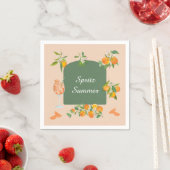 Spritz Summer Birthday Serviette (Beispiel)