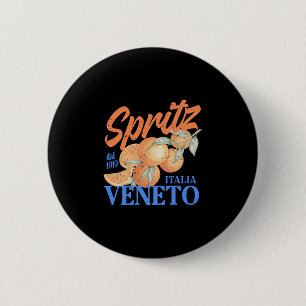 Spritz Veneto Dal 1919 Italien Vintage Orangenwein Button