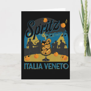 Spritz Veneto Italia Vintage Orangenwein-Ende 5 Karte
