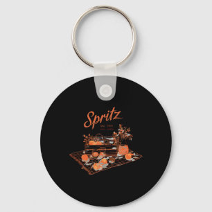Spritz Veneto Italien Vintage Orange Wein Schwanz Schlüsselanhänger