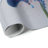 Spritzblüte Geschenkpapier (Rolleneckpunkt)