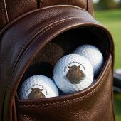 Spritze auf dem Grünen Nilpferd Golfball
