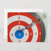 Spritze Dart Postkarte (Vorne/Hinten)