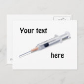 Spritze - Karte (Vorne/Hinten)