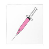 Spritze Notizblock (Vorderseite)