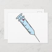 Spritze Postkarte (Vorne/Hinten)