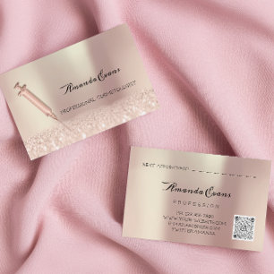 Spritze Rose B12 Botox Injektionen Kosmetologe Terminkarte