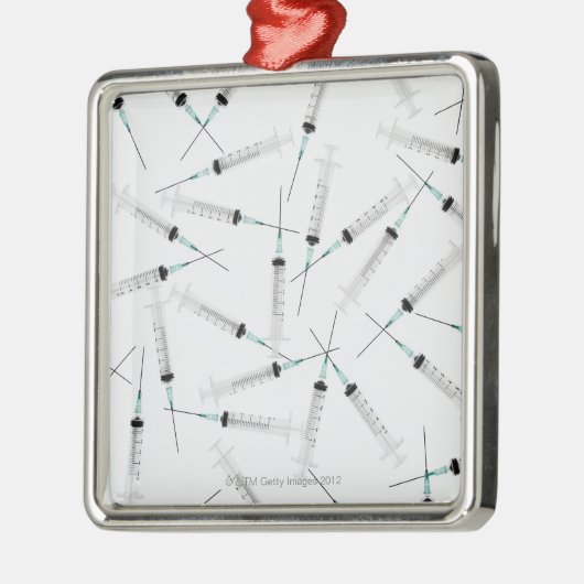 Spritzen 2 ornament aus metall (Links)