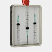 Spritzen 3 silbernes ornament (Rechts)