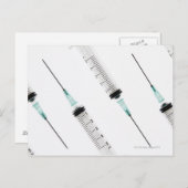 Spritzen 4 postkarte (Vorne/Hinten)